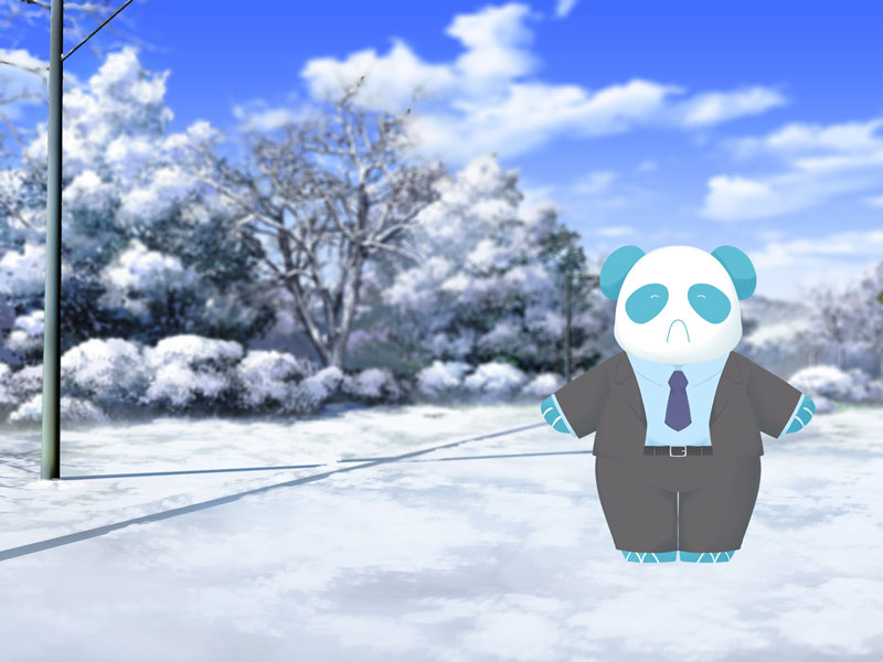 雪道出勤